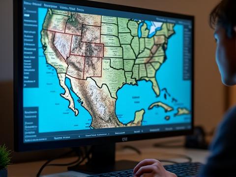 Interface voor online toegang tot gedigitaliseerde kaarten