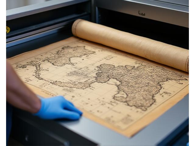Hoge-resolutie digitalisering van een zeldzame historische kaartencollectie