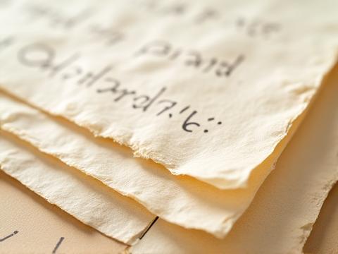 'Na' foto van document conservering