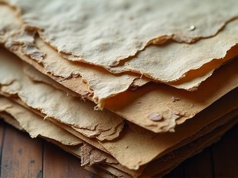'Voor' foto van document conservering