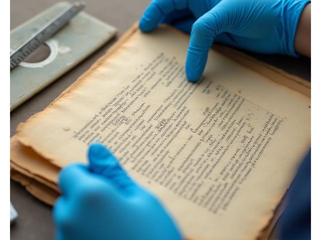 Conservering van historische documenten uit het Nationaal Archief